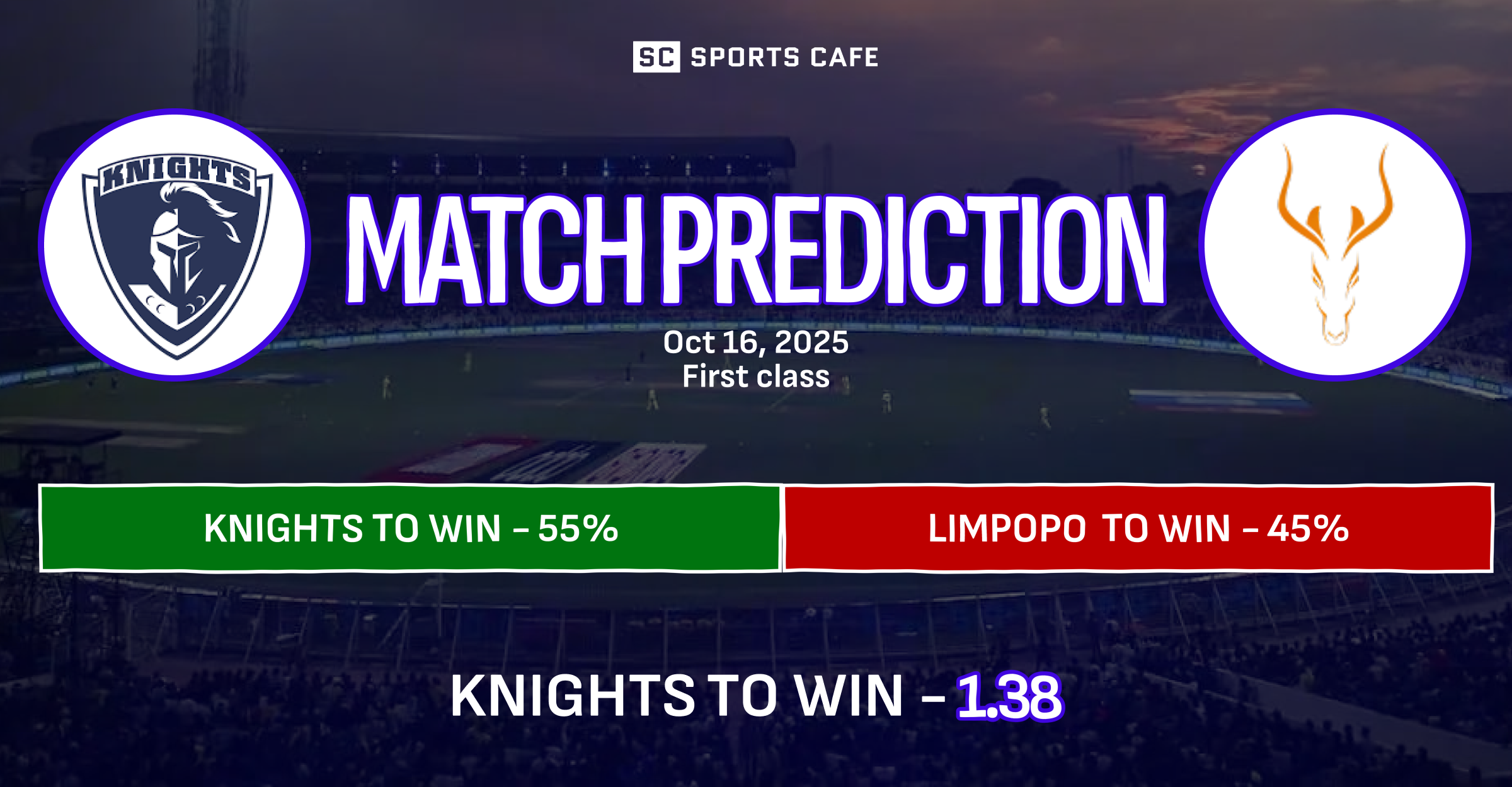 Knights vs Limpopo